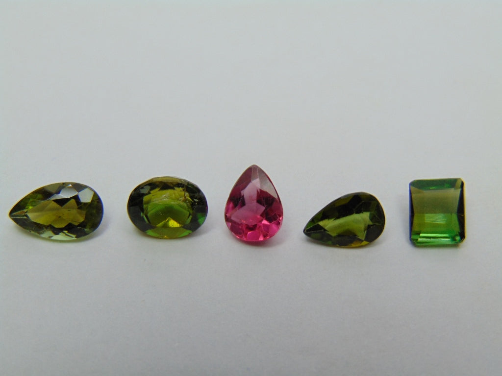 3,78ct Turmalina Mista