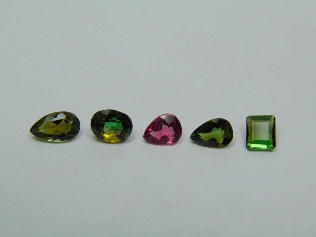 3,78ct Turmalina Mista