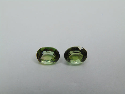 3ct Tourmaline Pair 7.5x6mm