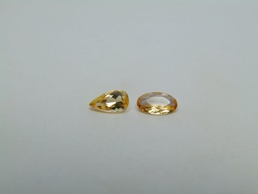 1.05ct Imperials Topaz 7x4mm