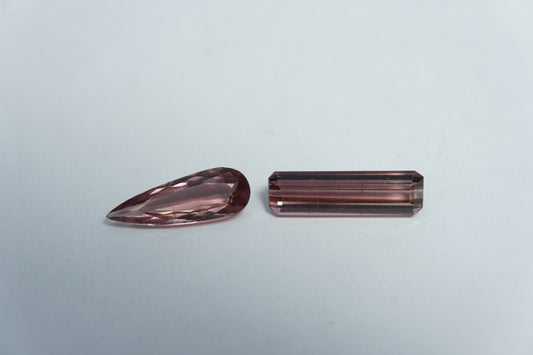 2.18ct Turmalina 12x3mm / 11x4mm