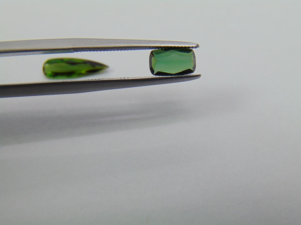 Turmalina 1,25ct 12x4mm 7x4mm