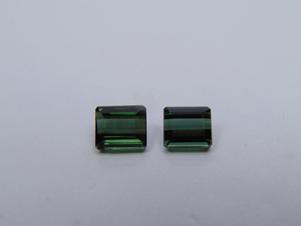 2,85 ct Turmalina 7x6mm 6x5mm