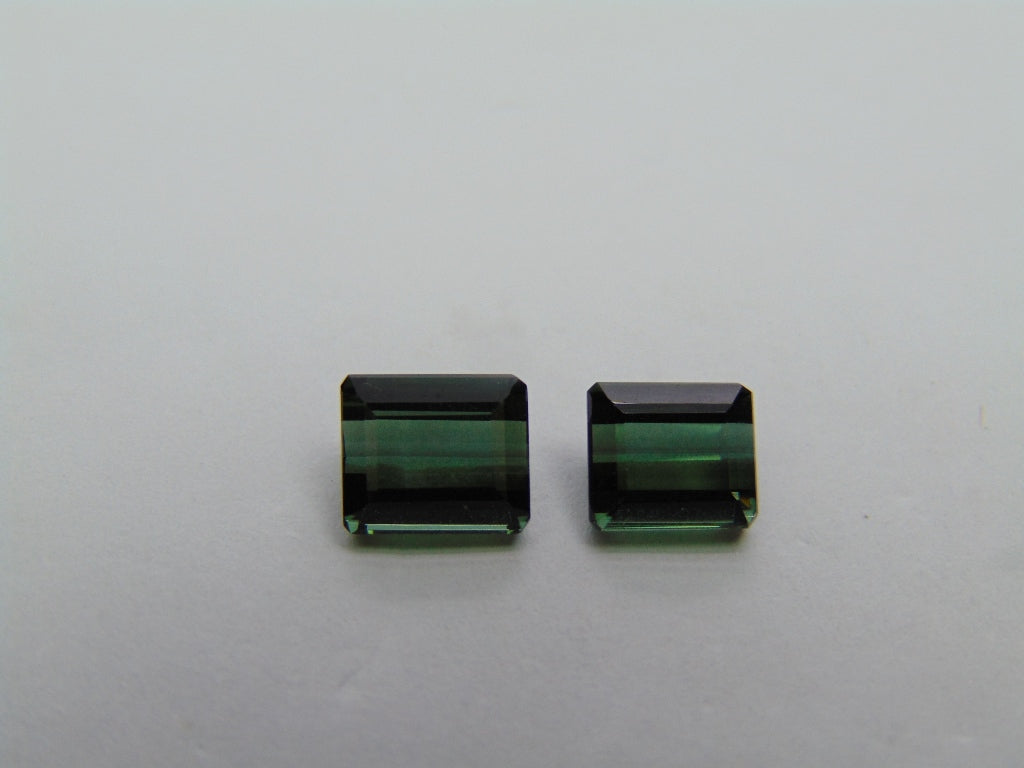 2,85 ct Turmalina 7x6mm 6x5mm