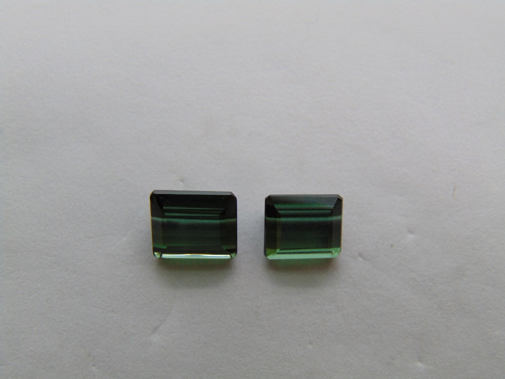 2,85 ct Turmalina 7x6mm 6x5mm