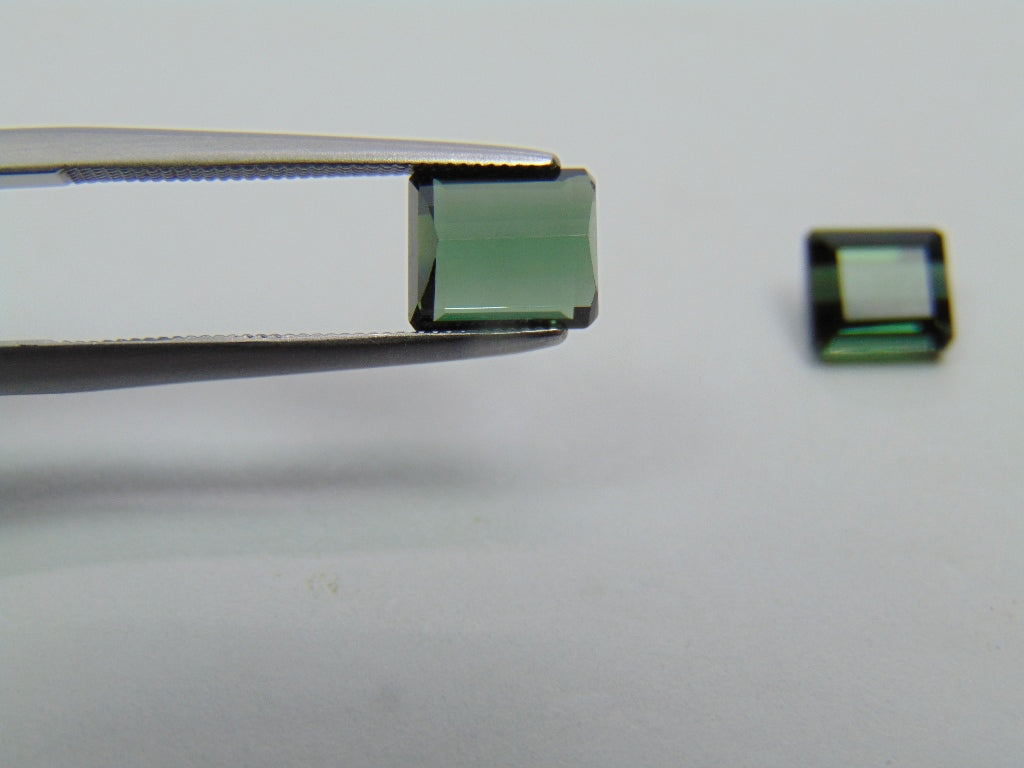 2,85 ct Turmalina 7x6mm 6x5mm