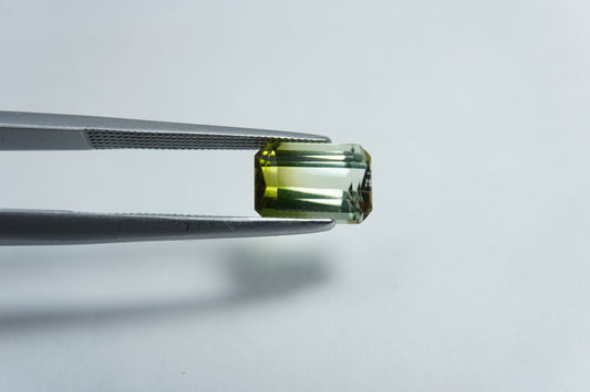 2.18ct Turmalina bicolor 9x6mm