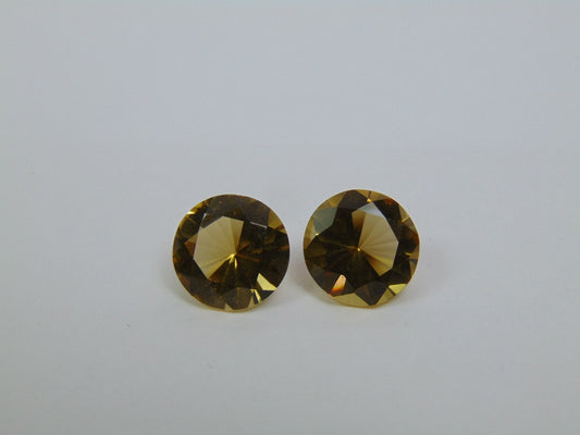 11.85ct Citrine Calibrated 12mm