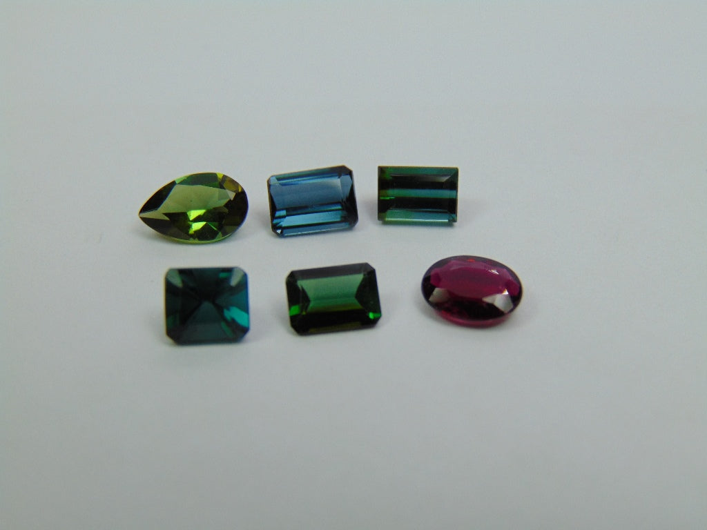 Mistura de turmalina de 4,25 ct