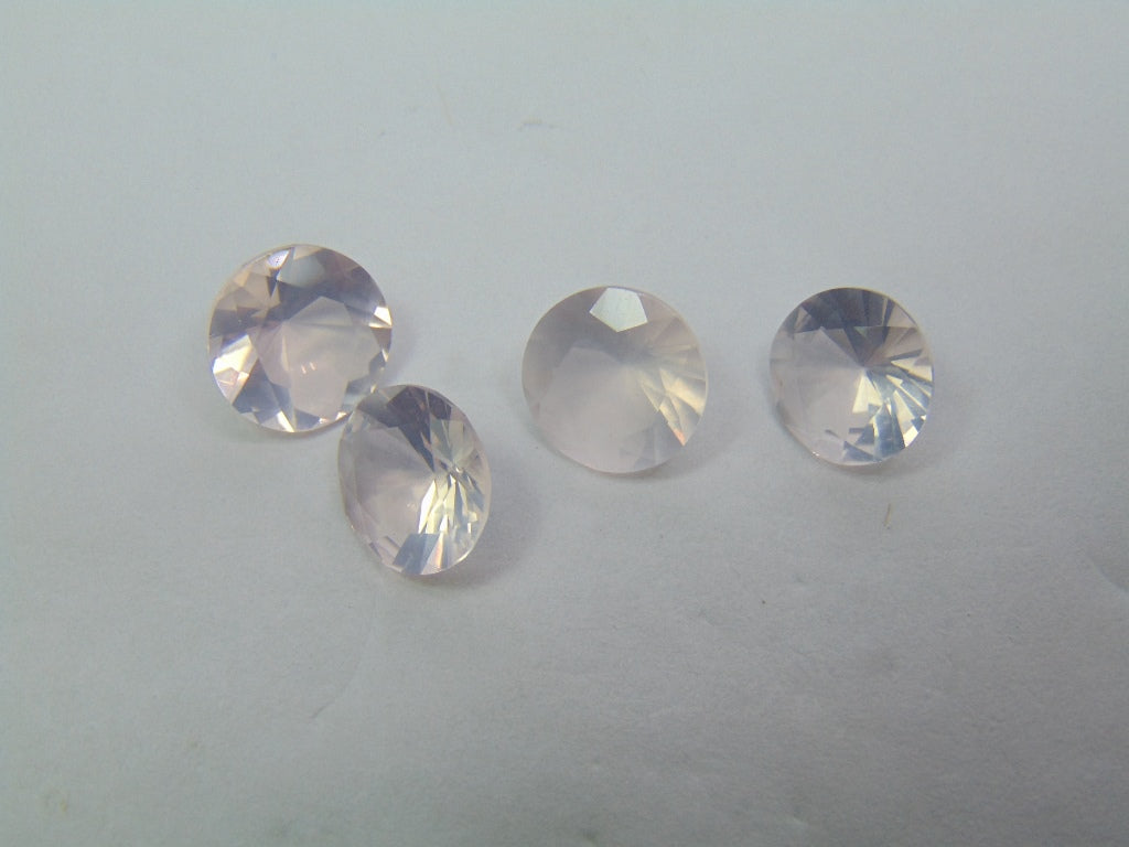 Quartzo Rosa 7,50ct Calibrado 8mm