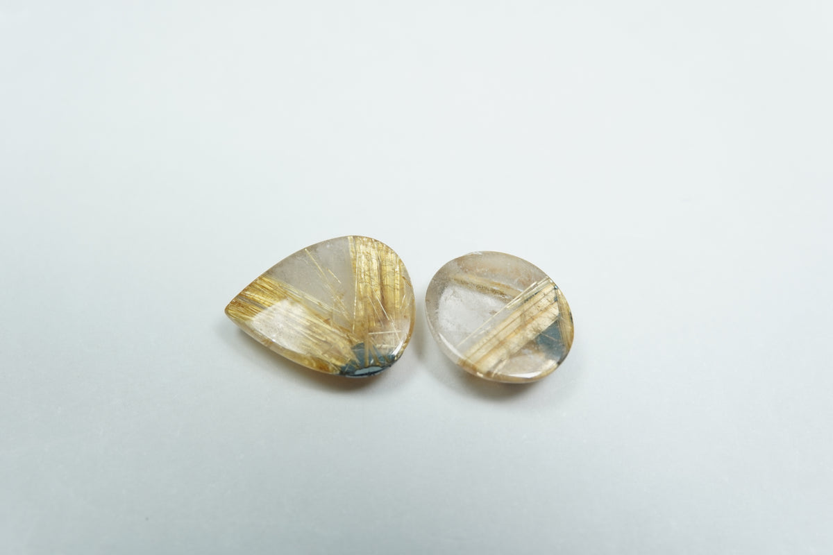 5.45ct Rutiles 12x10mm / 10x8mm