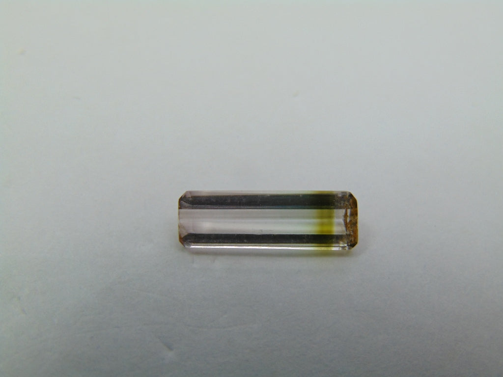 Turmalina Bicolor 1,90ct 13x4mm