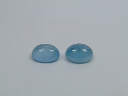 5.95ct Aquamarine Cabochon 10x8mm