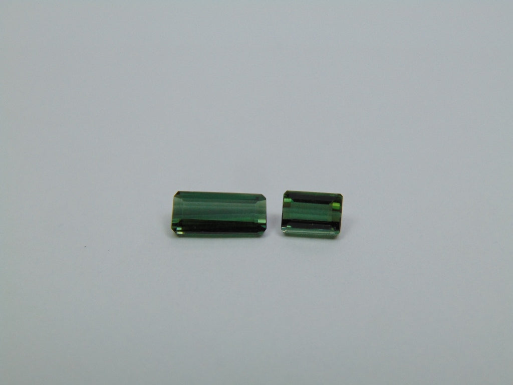 2.15ct Tourmaline 9x4mm 6x4mm