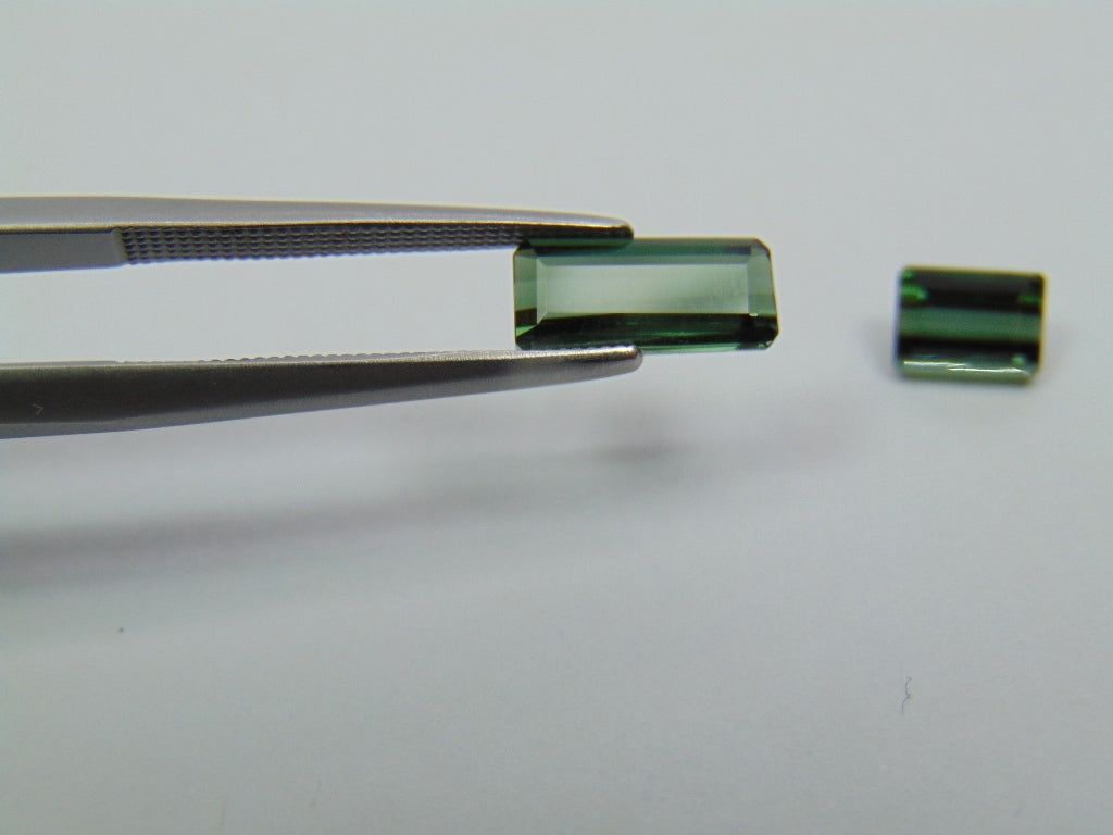 2.15ct Tourmaline 9x4mm 6x4mm