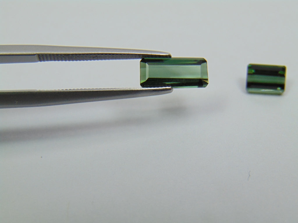 2.15ct Tourmaline 9x4mm 6x4mm