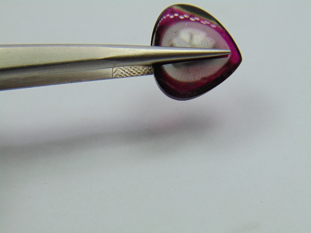 7.30ct Turmalina Bicolor 16x14mm