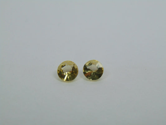 Par de Berilo 1,20ct 5mm