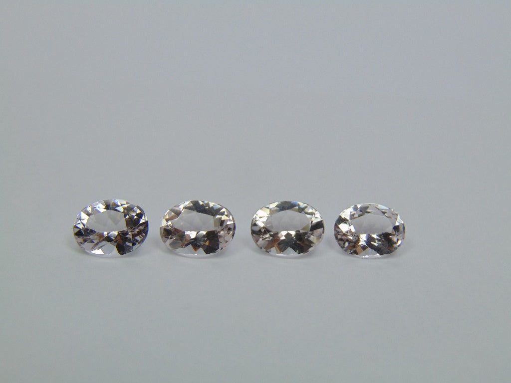 6.25ct Morganites Calibrated 9x7mm