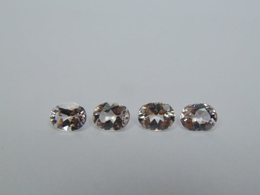 6.25ct Morganites Calibrated 9x7mm