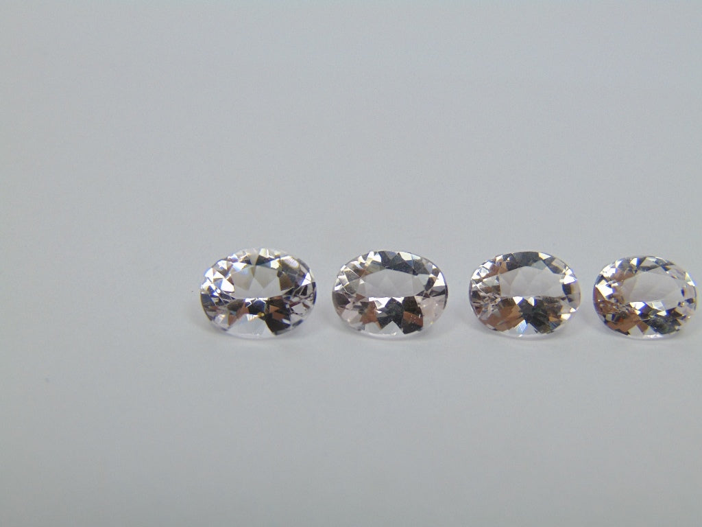 6.25ct Morganites Calibrated 9x7mm