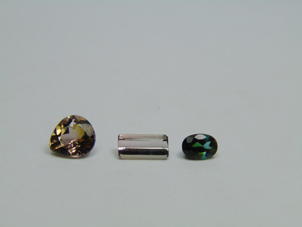 Turmalina Bicolor de 2,85 ct