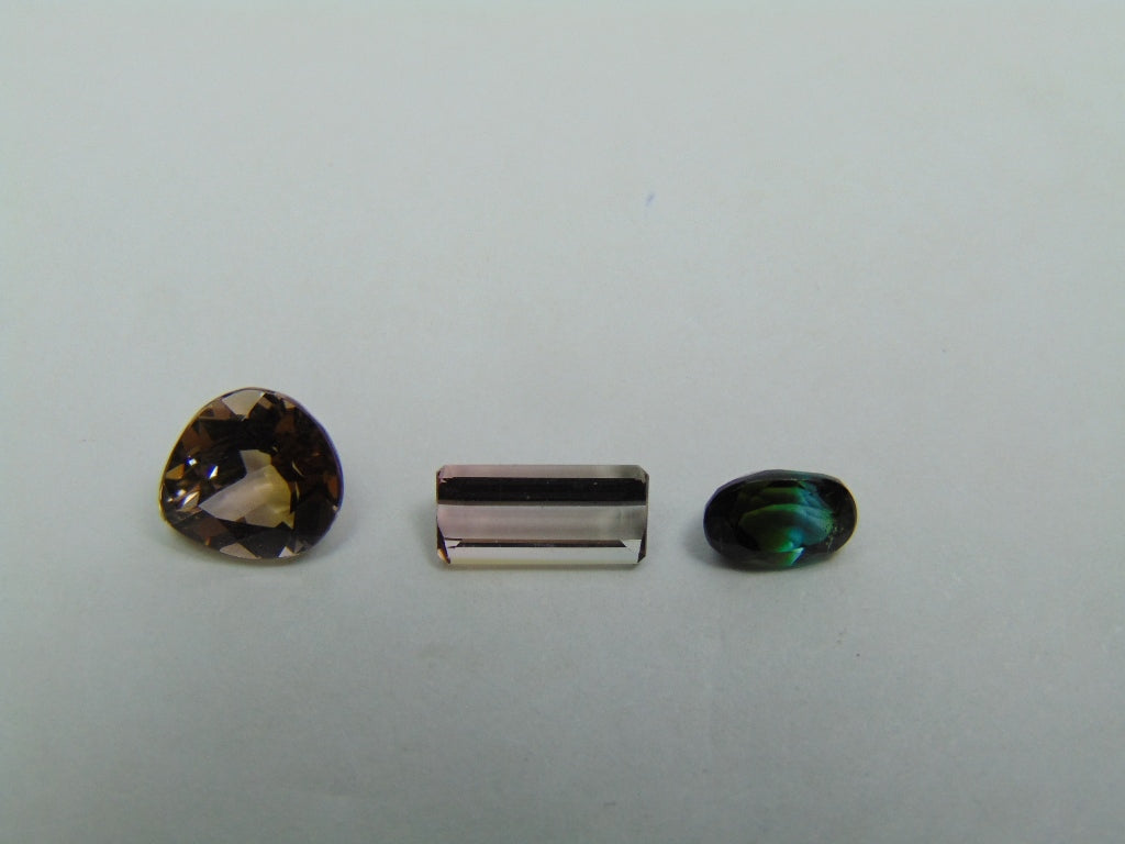 Turmalina Bicolor de 2,85 ct