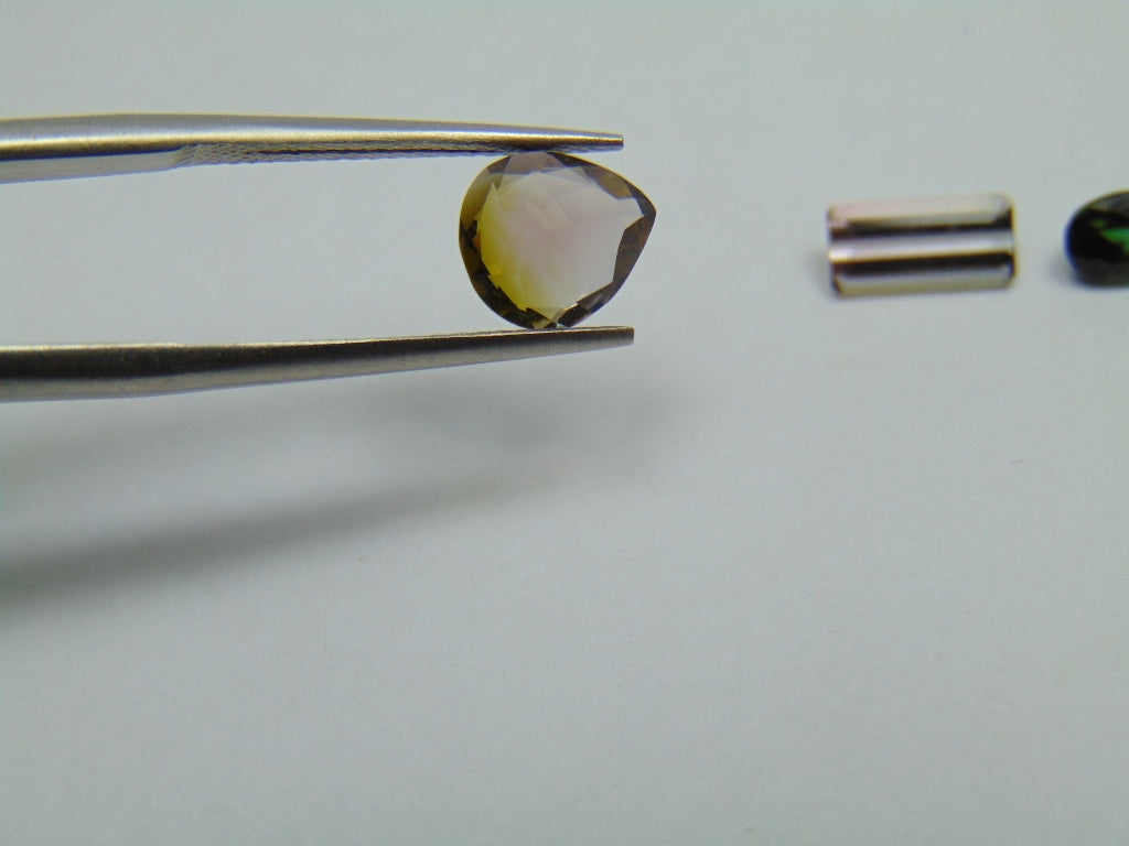 Turmalina Bicolor de 2,85 ct