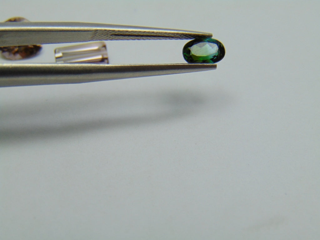 Turmalina Bicolor de 2,85 ct