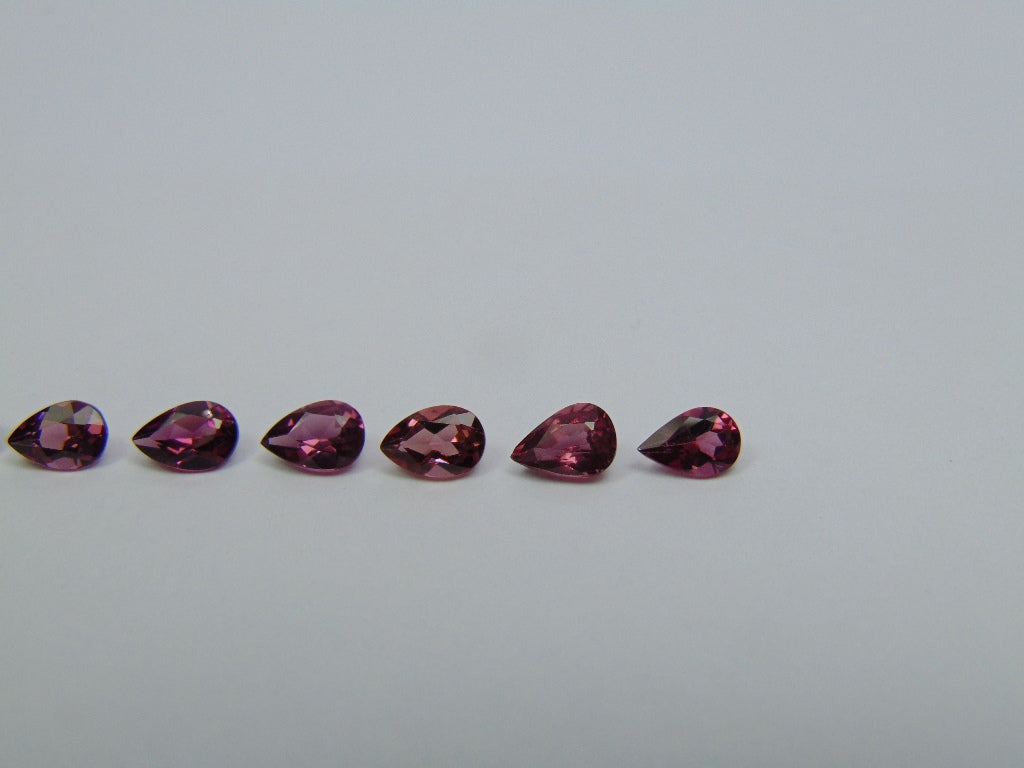 Rodolita Calibrada 6x4mm de 4,09ct