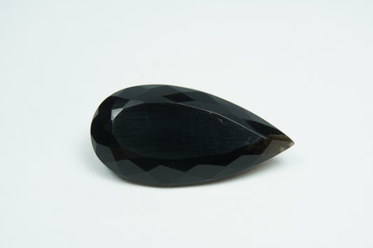 22.50ct Quartzo preto 30x14mm