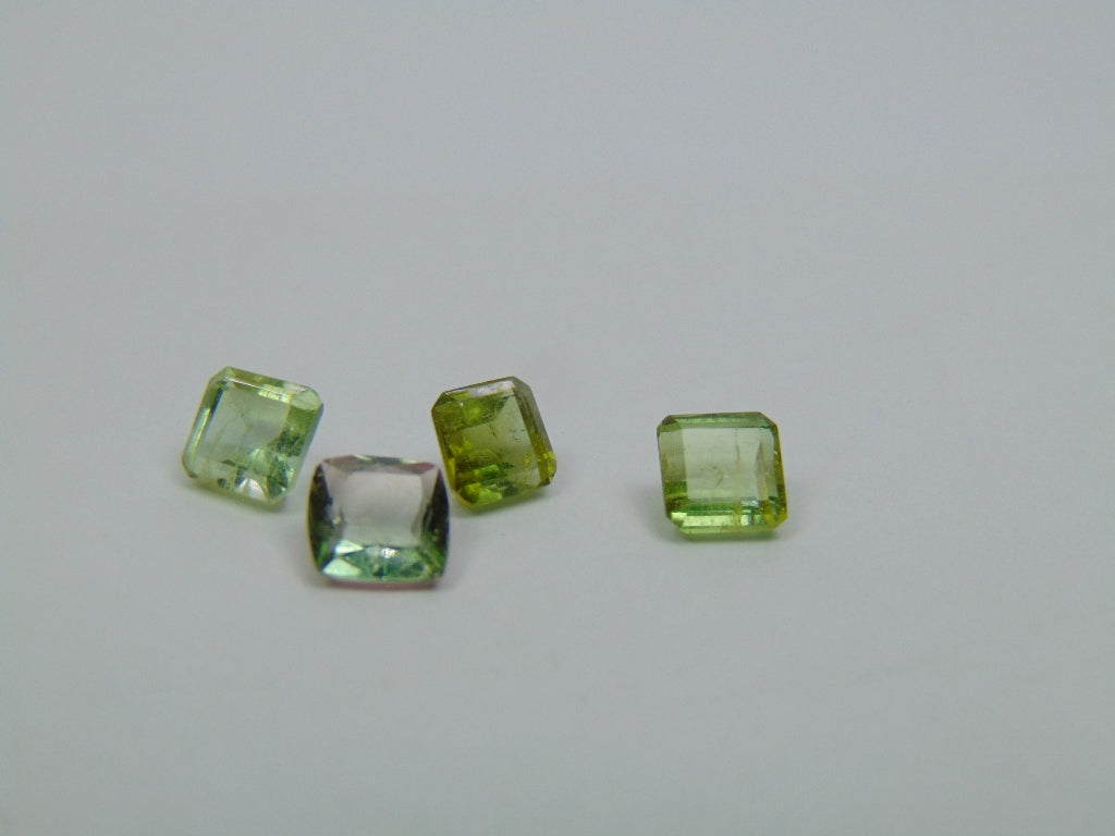 Mistura de turmalina de 3,75 ct 5 mm