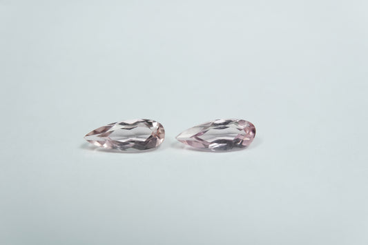 1.96ct Topázios imperiais 10x4mm / 10x4mm