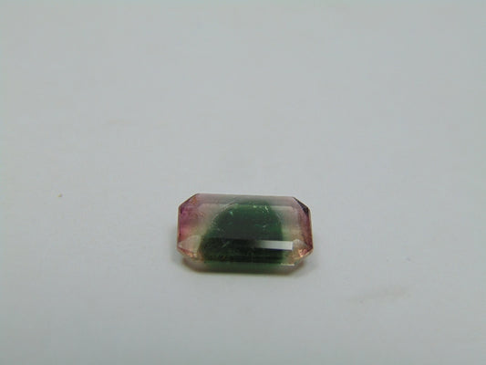 2.50ct Turmalina Bicolor 12x7mm
