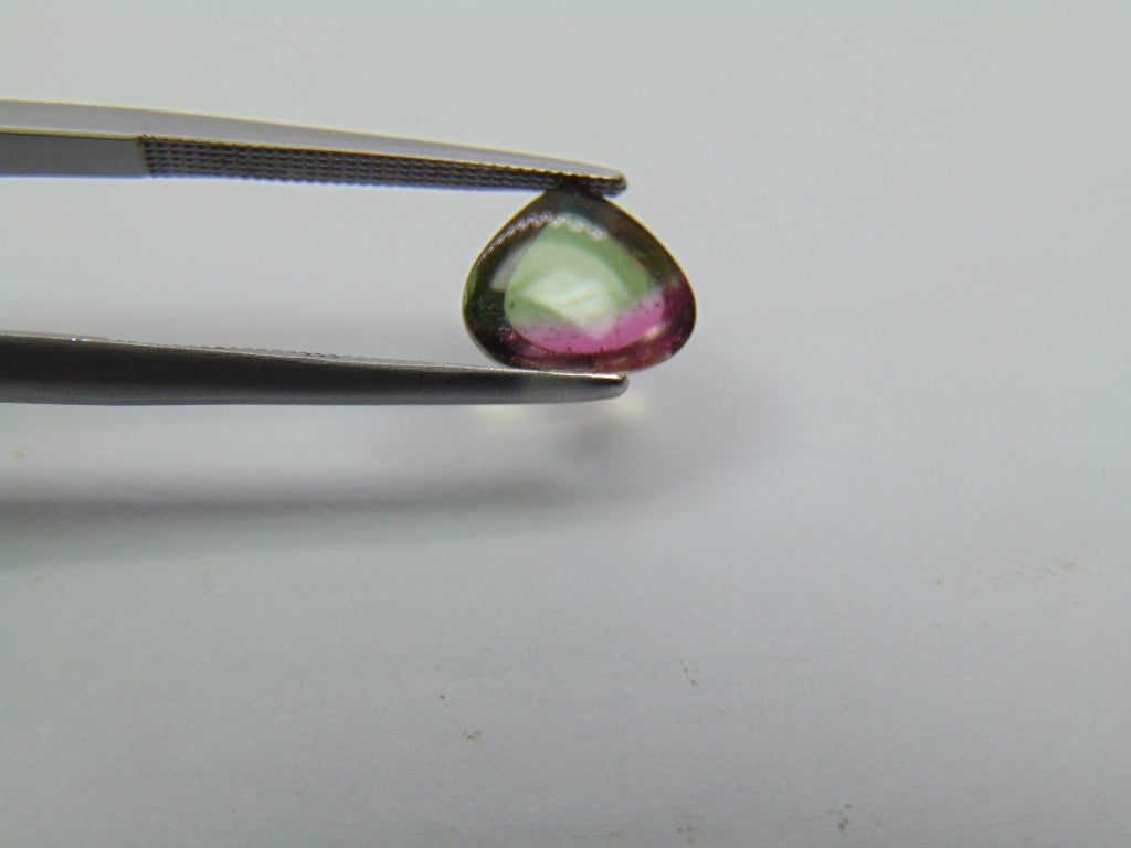 2.02ct Turmalina Bicolor 9x7mm