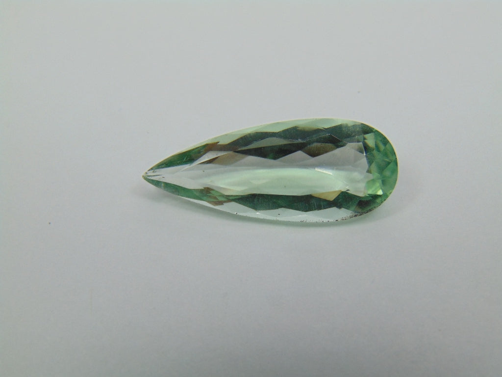 Prasiolita de 8,90 ct 25x10mm