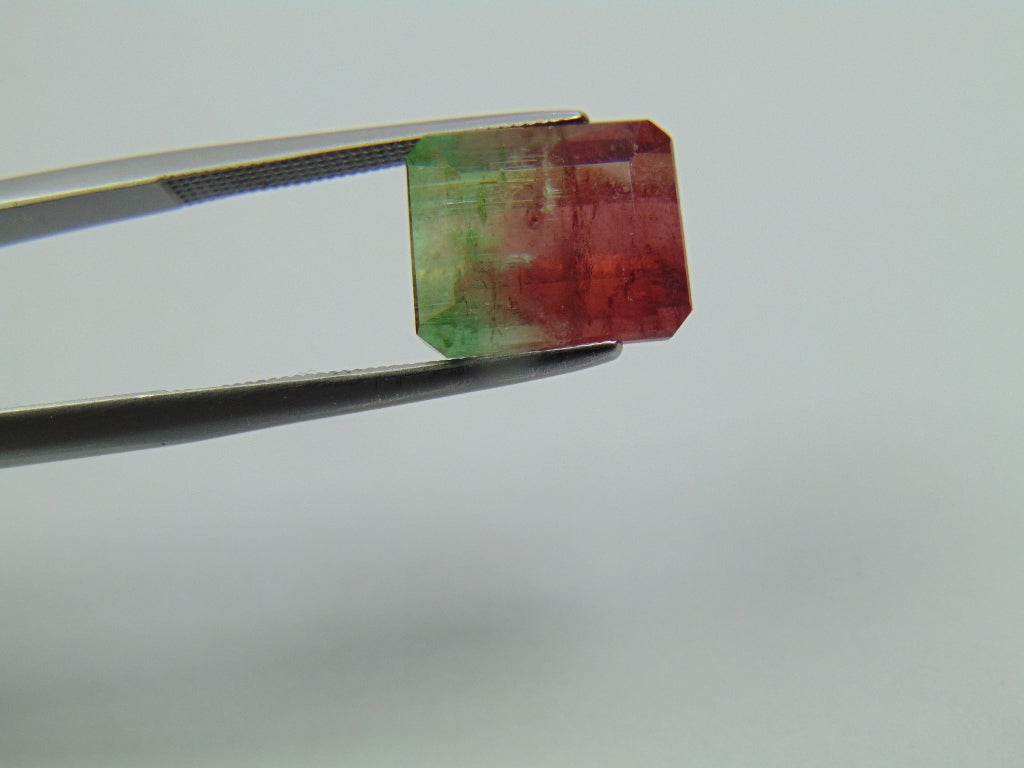 7,10 ct Turmalina Bicolor 11x9mm