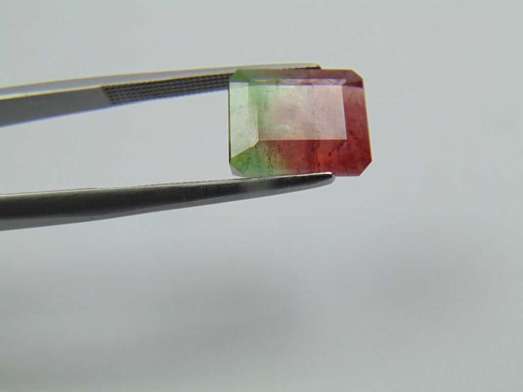 7,10 ct Turmalina Bicolor 11x9mm