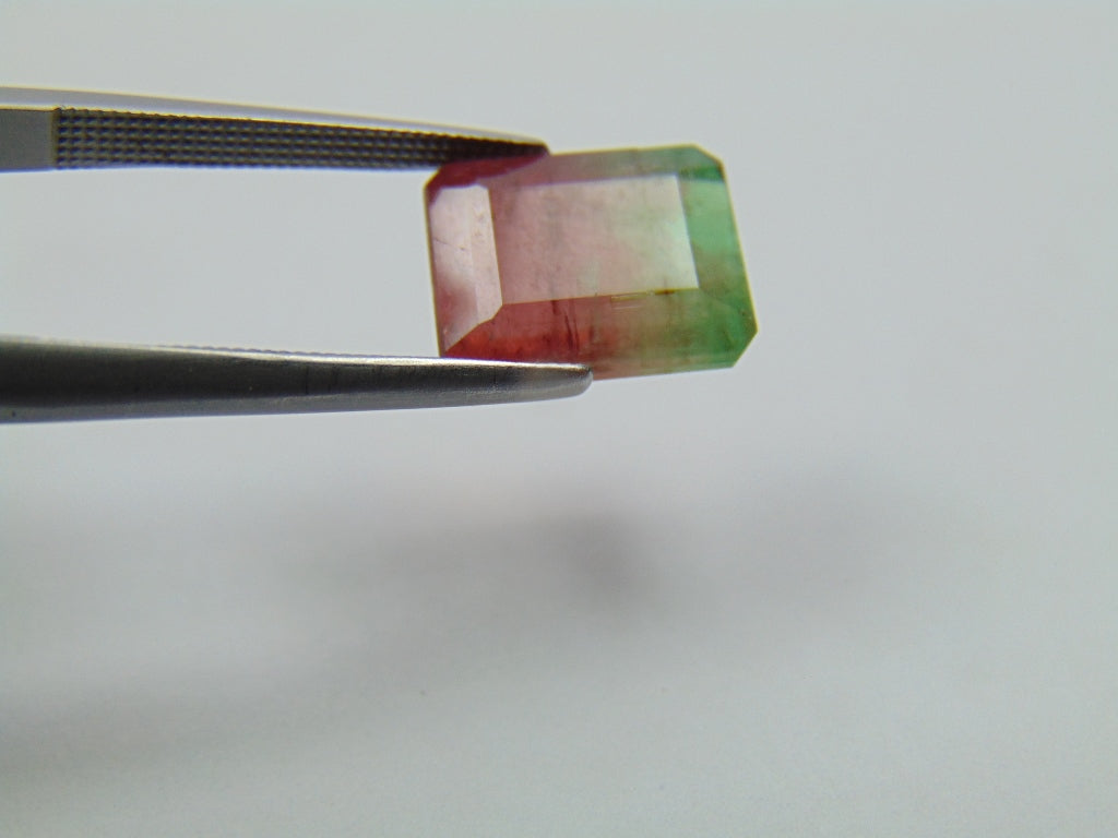 7,10 ct Turmalina Bicolor 11x9mm