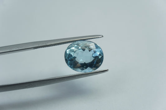 2.85ct Água-Marinha 10x8mm