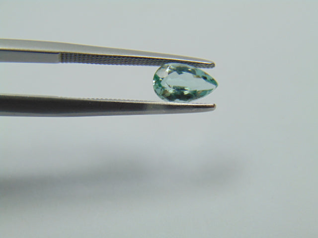 0,78 ct água-marinha 8x5mm