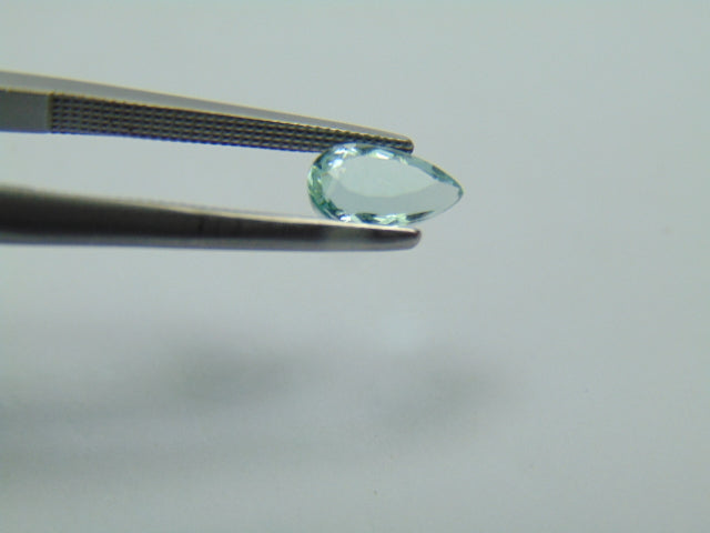 0,78 ct água-marinha 8x5mm