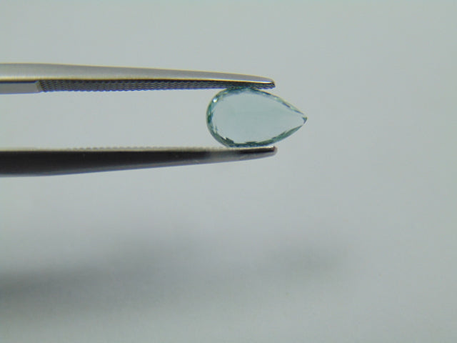 0,78 ct água-marinha 8x5mm