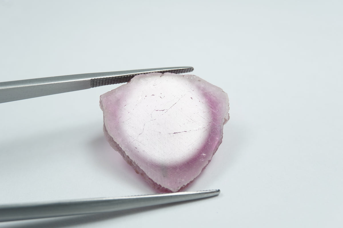 13.18ct Turmalina melancia 22x21mm