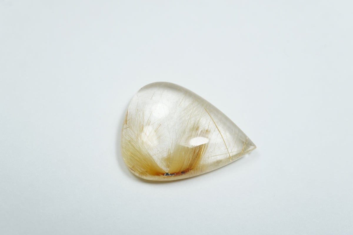 15.08ct Rutilo cabochão 22x18mm