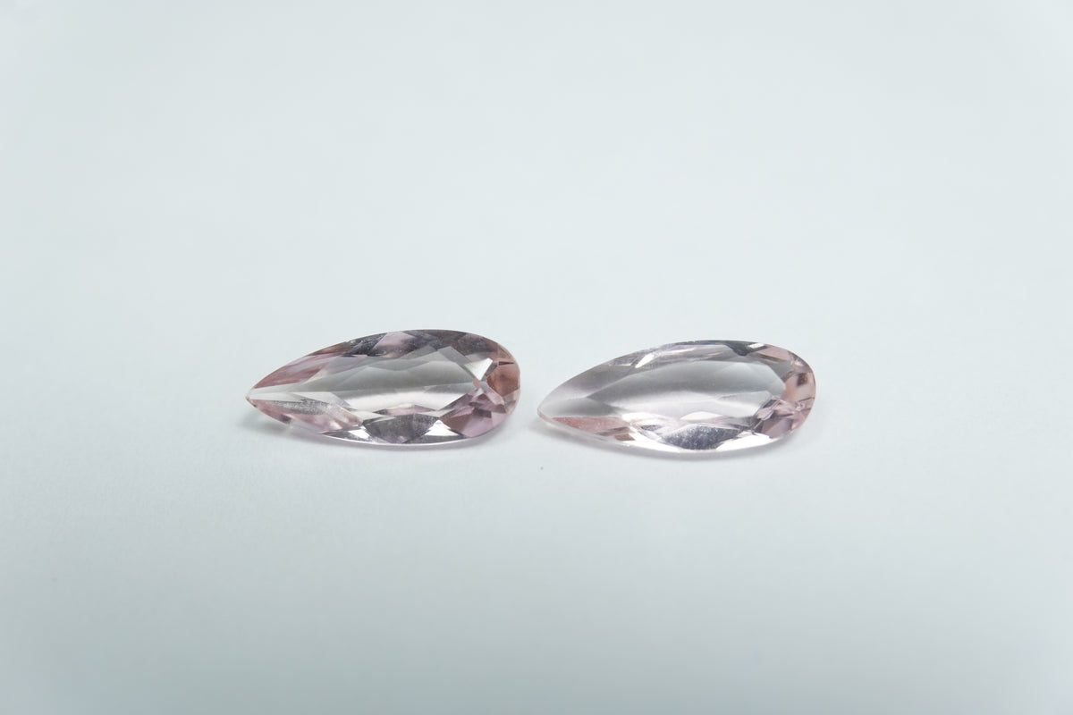 1.80ct Par de Topázios imperiais 10x4mm