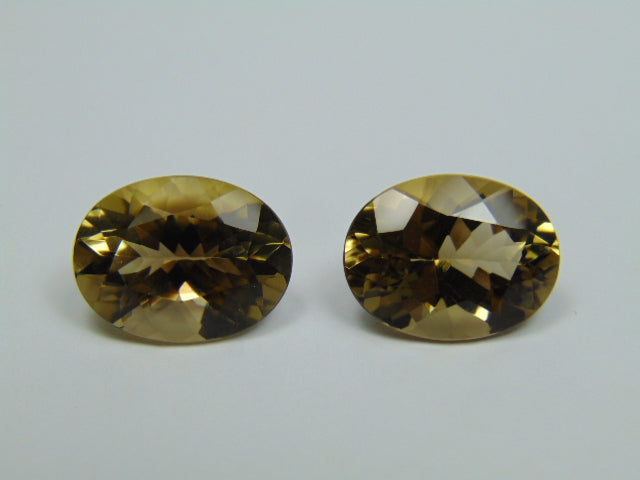 16,20 ct Par de Citrinos 16x12mm