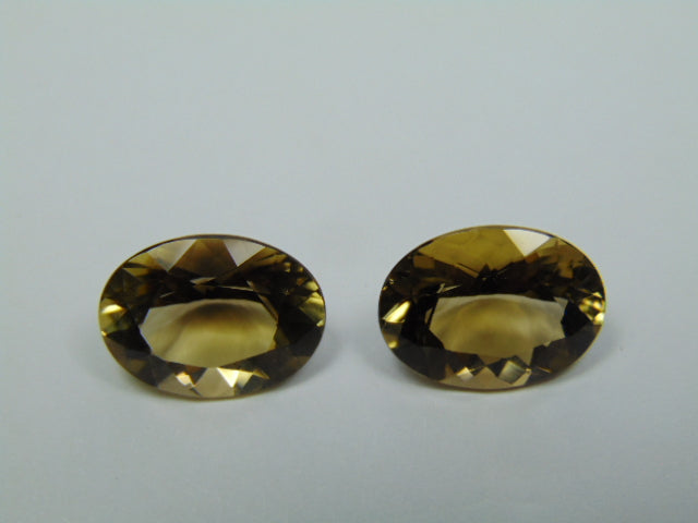 16,20 ct Par de Citrinos 16x12mm