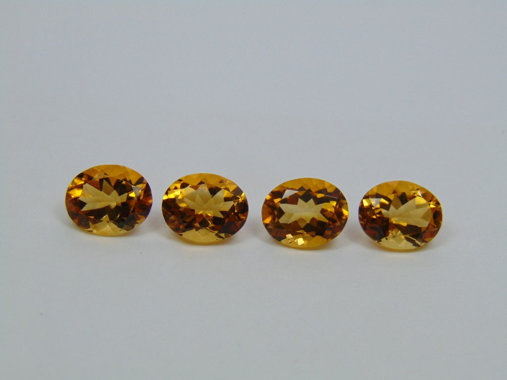 Citrino 9,85 ct Calibrado 10x8mm