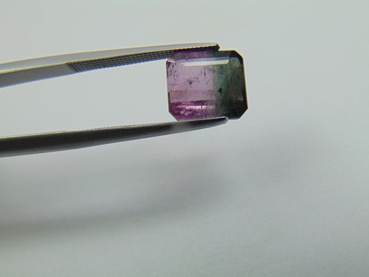 3.45ct Turmalina Bicolor 9x8mm